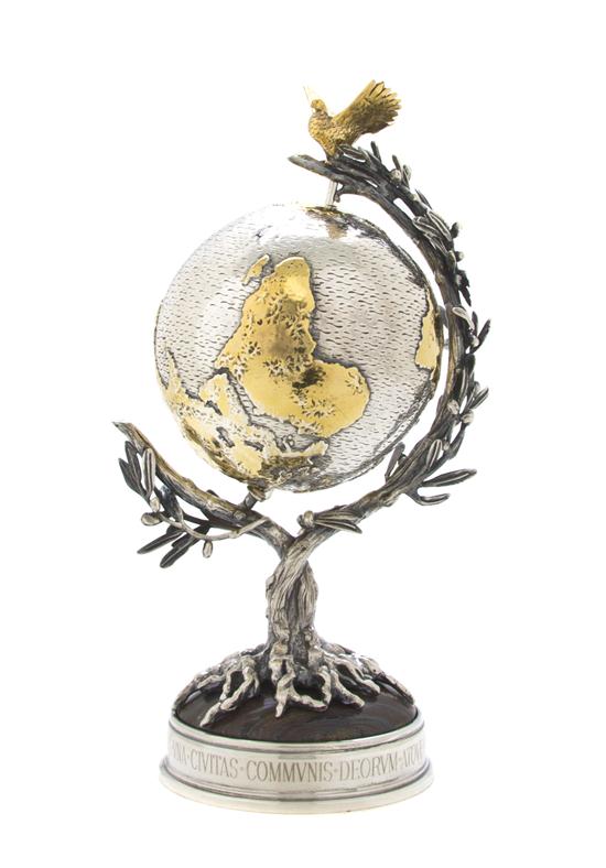 An Italian Silver and Gilt Silver
