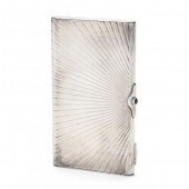 AN ITALIAN SILVER CIGARETTE CA