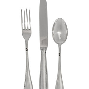 An Italian Silver Flatware