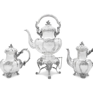 An Italian Silver Tea and Coffee