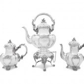 An Italian Silver Tea and Coff