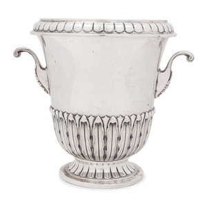An Italian Silver Wine Cooler