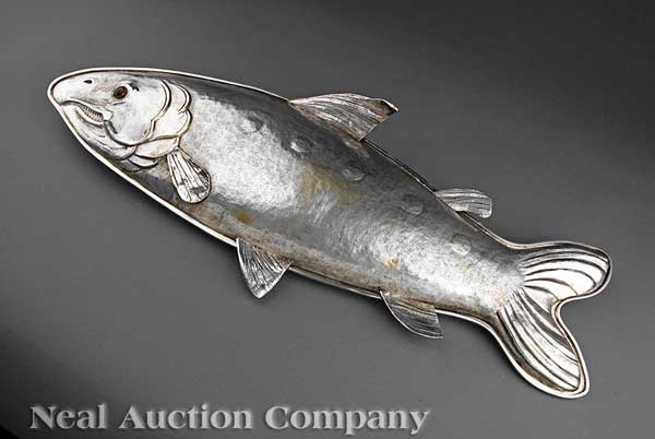 An Italian Silverplate Salmon