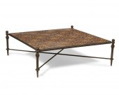 AN ITALIAN TILE-TOP OUTDOOR CO