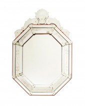 AN ITALIAN VENETIAN GLASS WALL