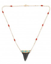 AN IVANA CELLA SHARK TOOTH AND