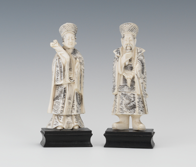 An Ivory Emperor and Emperess