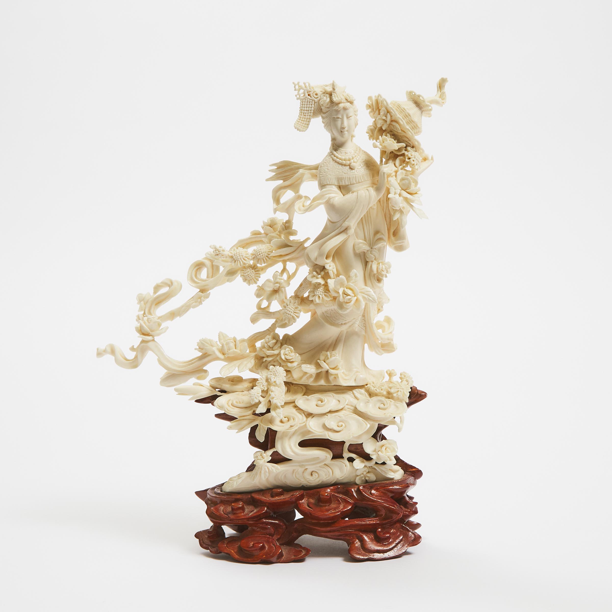 An Ivory Figure of a Female