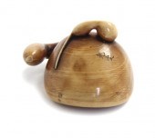 An Ivory Gourd Form Netuske of