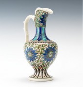 An Iznik Style Ewer Thickly po