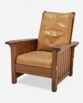 AN L. & J.G. STICKLEY OAK MORR