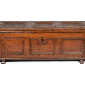 An Oak Blanket Chest Continental,