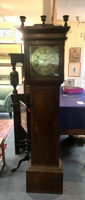 An oak cased longcase clock, T