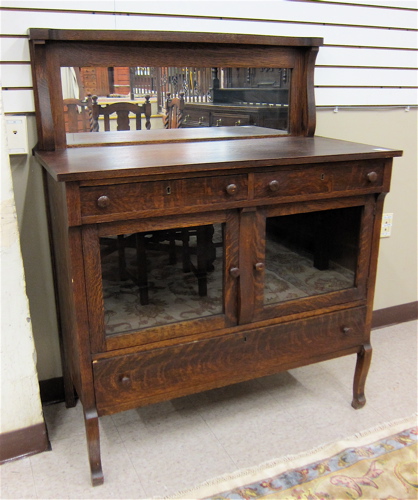 AN OAK CHINA BUFFET Empire