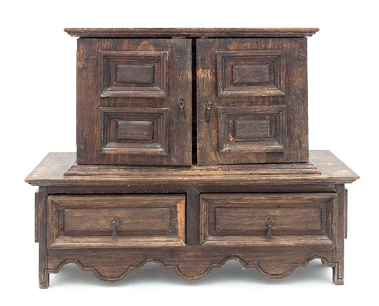 An Oak Jewelry Box the