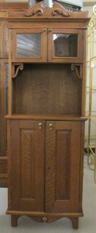 AN OAK SIDE CABINET American