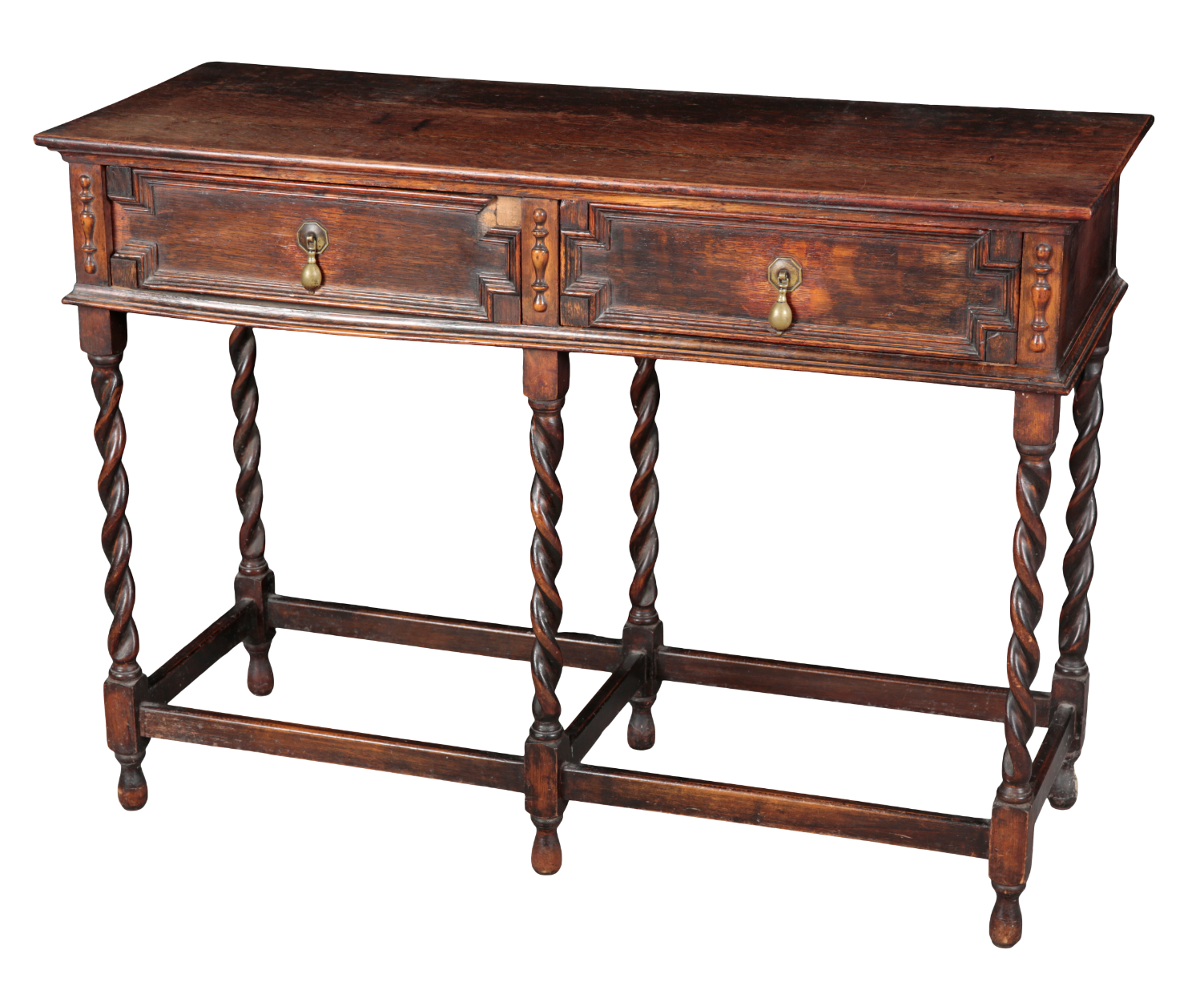 AN OAK SIDEBOARD early 20th