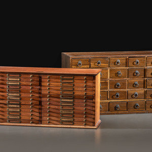 An Oak Watchmaker's Storage