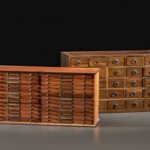 An Oak Watchmaker's Storage Ch