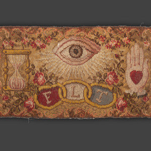 An Oddfellows Ingrain Woven Rug