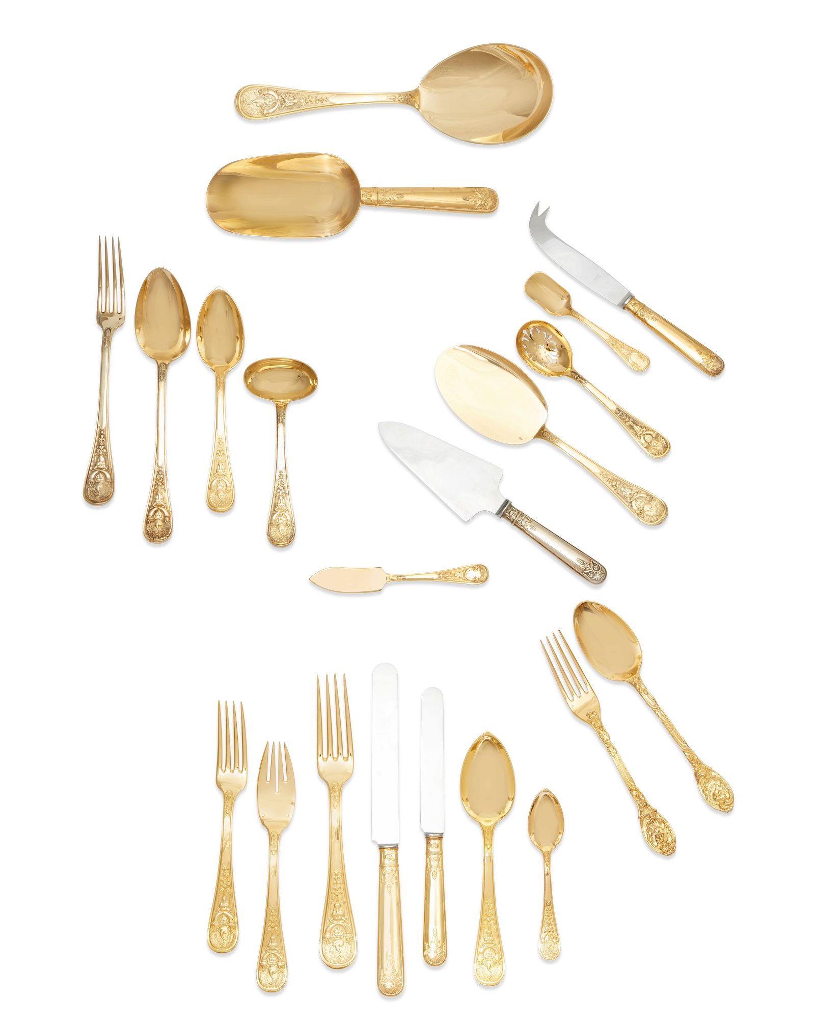AN ODIOT SILVER GILT LAETITIA