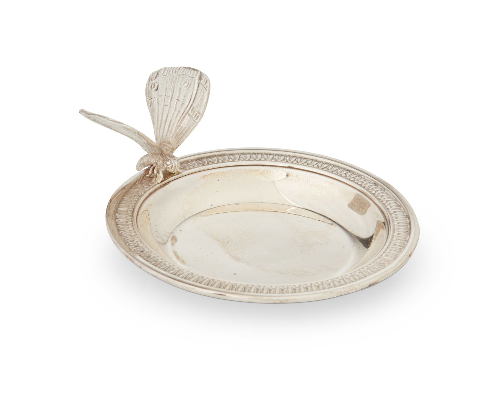 AN ODIOT STERLING SILVER PIN TRAYAn