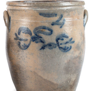 An Ohio Four Gallon Cobalt