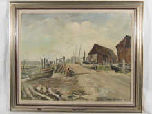 An oil on board of Bosham Sussex
