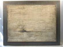 An oil on canvas abstract