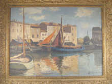 An oil on canvas depicting a
