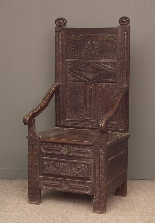 An old ''Black Oak'' panelled
