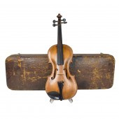 AN OLD GERMAN VIOLIN BEARING T