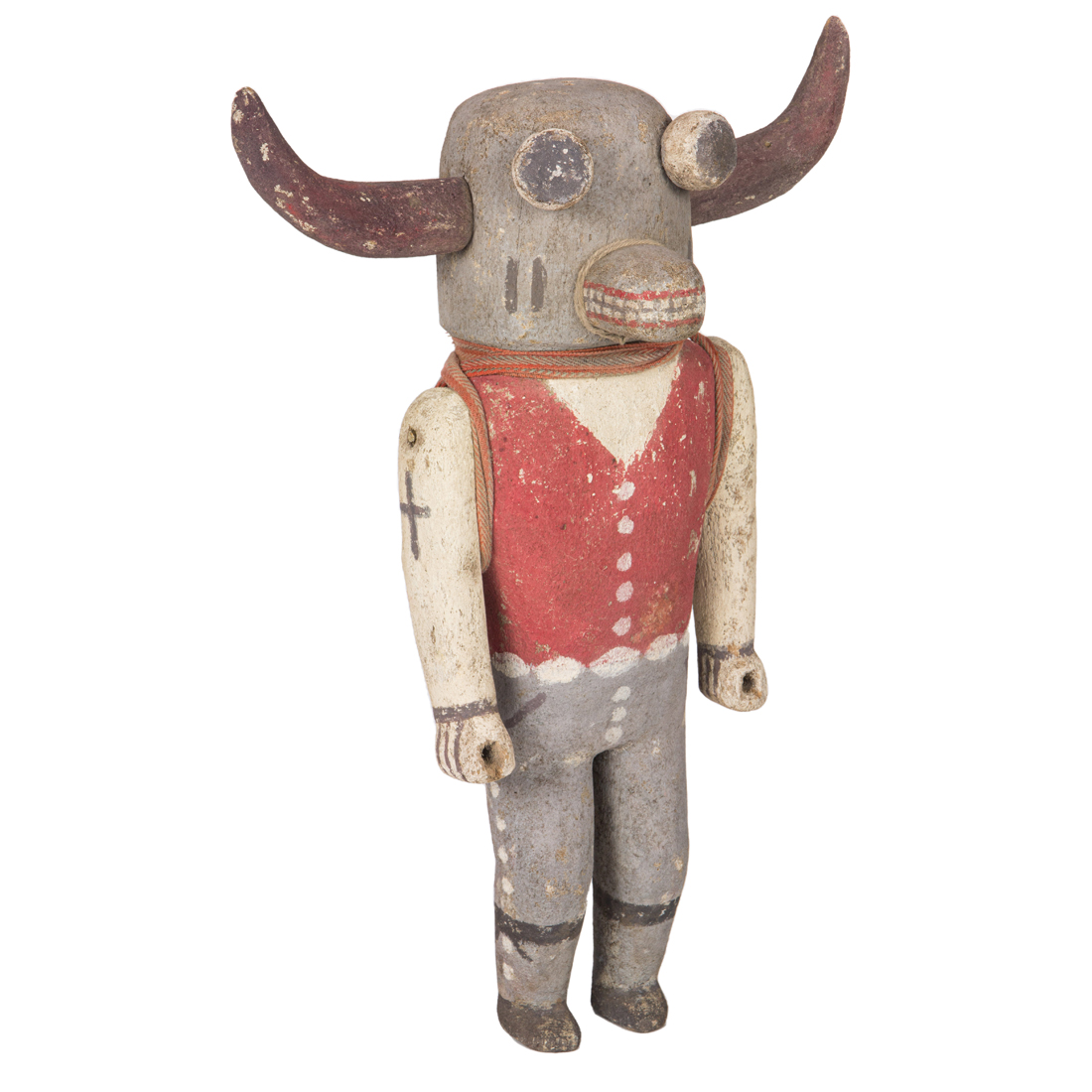 AN OLD HOPI COWBOY OGRE KACHINA,