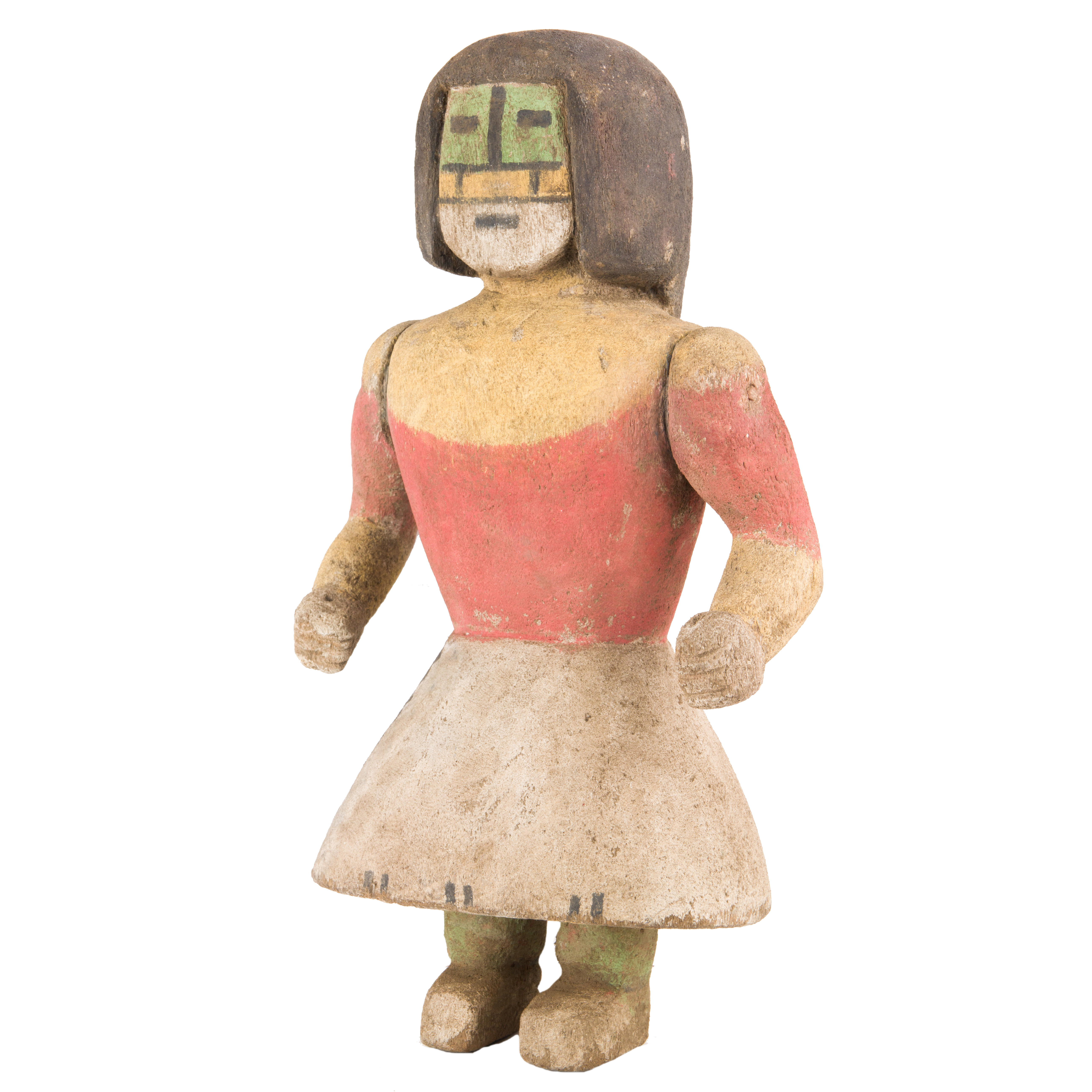 AN OLD HOPI WHITE CHIN KACHINA An