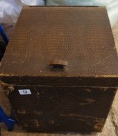 An Old Leather Bound Box compl