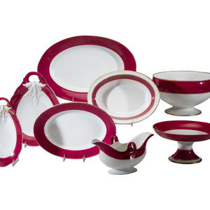 An Old Paris Porcelain Dinner