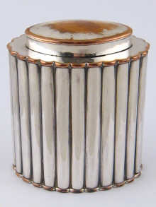 An Old Sheffield Plate oval tea