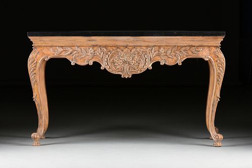 AN "OLD WORLD" STYLE MARBLE TOP