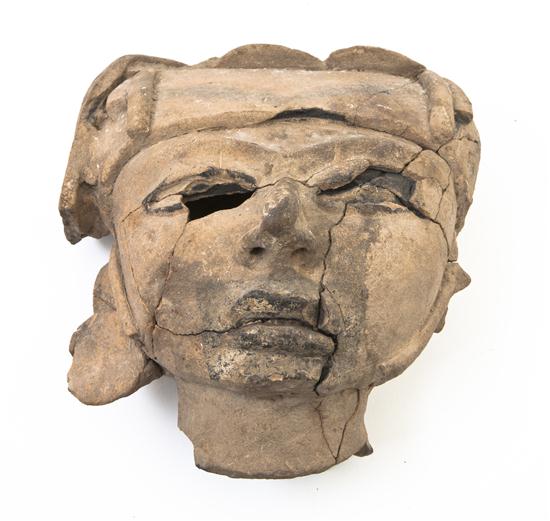 *An Olmec Style Pottery Mask with