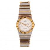 AN OMEGA CONSTELLATION WRIST W