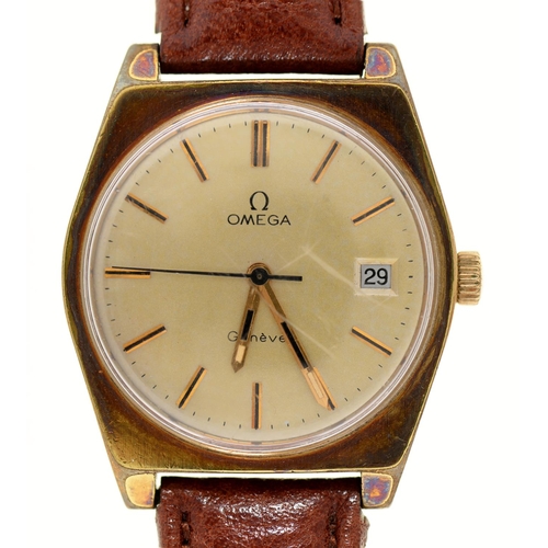 An Omega gold plated gentleman's