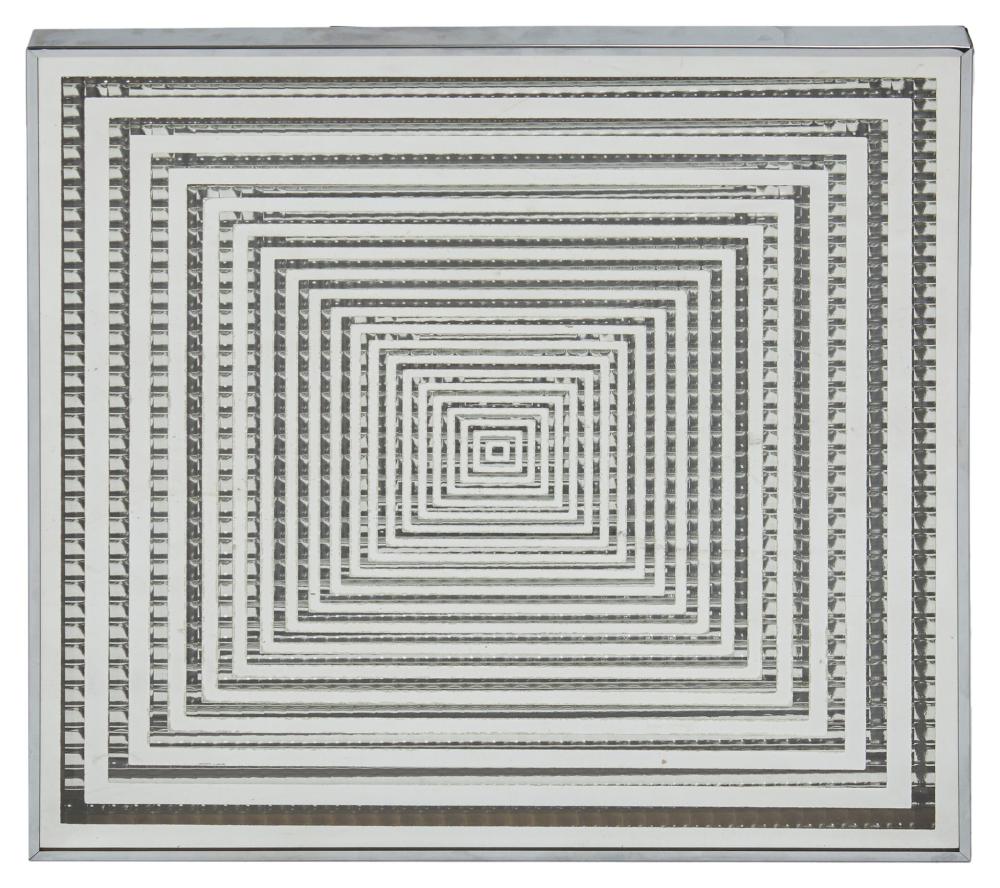 AN OP-ART-STYLE WALL MIRRORAn