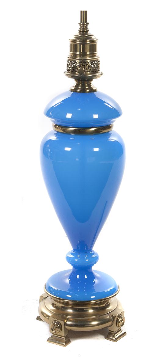 *An Opaline Glass Covered Vase of