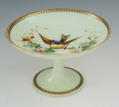 An Opaline White Jade Glass Ha