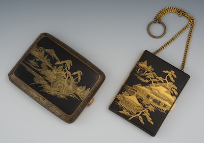 An Oriental Design Cigarette Case