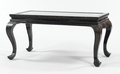 An Oriental Style Black Lacquer
