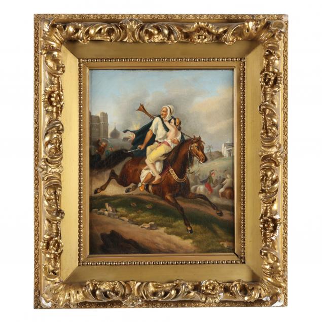 AN ORIENTALIST GENRE PAINTING,