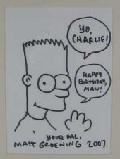 An original cartoon drawing of