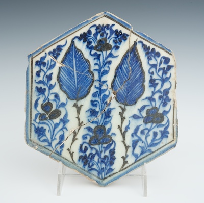An Ornamental Mamluk Tile Syrian or