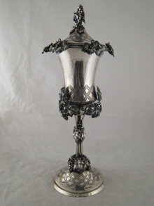 An ornate Finnish silver cup and
